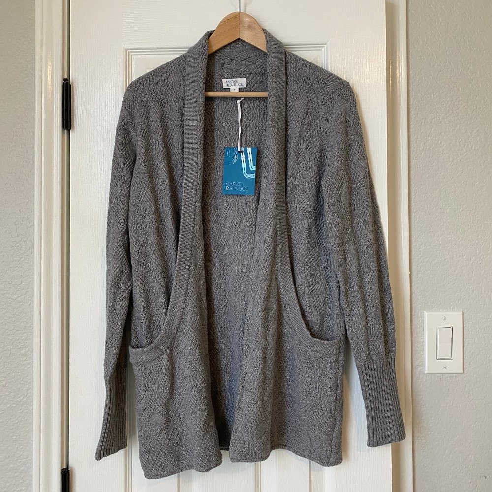 NWT Market & Spruce Grey Cardigan